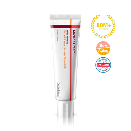 CENTELLIAN 24 Madeca Cream Time Reverse - Korean Firming Face Moisturizer | Anti-Aging Formula with TECA and Centella for Elasticity, Deep Hydration and Skin Barrier Care, 1.69 fl oz
